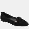 Journee Collection Journee Mindee Crisscross Toe Flat In Black