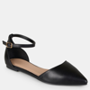 Journee Collection Journee Reba Ankle Strap Flat In Black