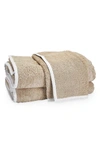 Matouk Enzo Cotton Guest Hand Towel In Sand/ White