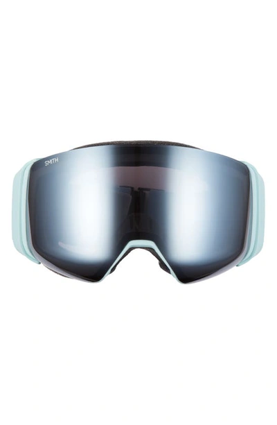 Smith 4d Mag 203mm Snow Goggles In Polar Blue/ Sun Platinum