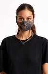Brixton Everything Reversible Adult Face Mask In Blksw
