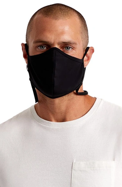 Brixton Everything Reversible Adult Face Mask In Bkchr