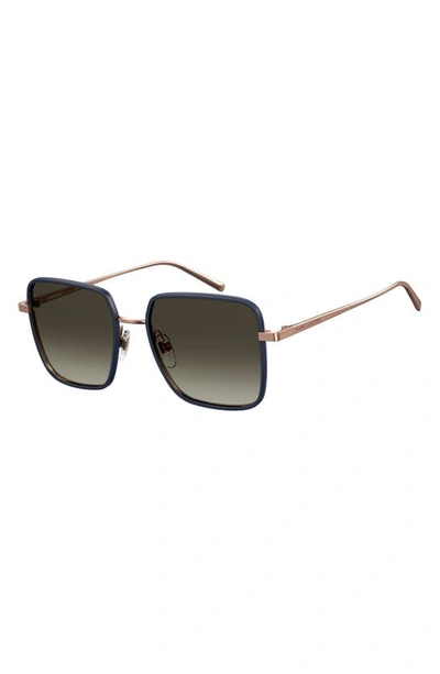 Marc Jacobs 51mm Gradient Square Sunglasses In Havana Gold/ Brown Gradient