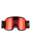 Smith Squad Xl 185mm Snow Goggles In Black/ Everyday Red Mirror