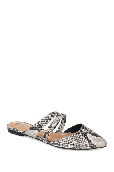 Journee Collection Journee Olivea Braided Strap Mule In Multi