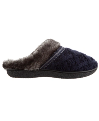 Isotoner Signature Isotoner Women's Trellis Sweater Knit Slipper, Online Only In Black