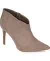 Journee Collection Women's Demmi Bootie Women's Shoes In Taupe