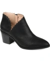 Journee Collection Journee Tessa Scallop Trim Bootie In Black