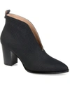 Journee Collection Bellamy Slit Center Bootie In Black