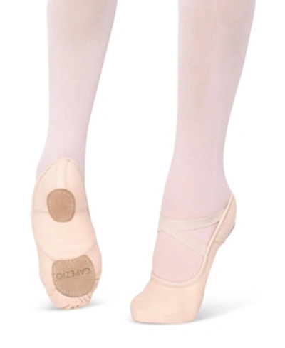 Capezio Kids' Little Girls Leather Cobra Ballet Shoe In Pink
