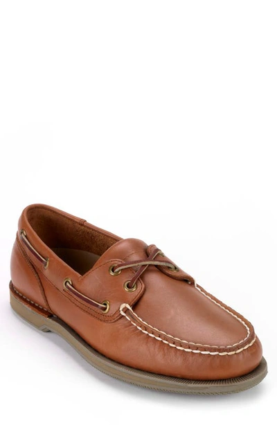 Rockport Men's Perth Boat Shoes Men's Shoes In Tobacco