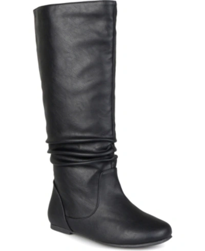 Journee Collection Women's Jayne Extra Wide Calf Boots In Black