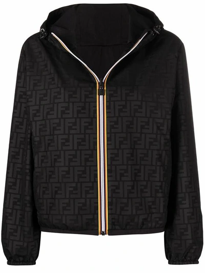 Fendi Women's Black Polyester Outerwear Jacket