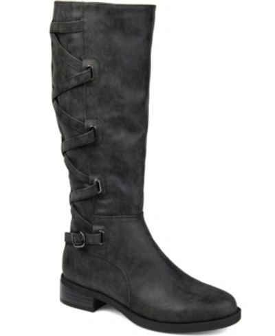 Journee Collection Women's Carly Extra Wide Calf Boots In Black