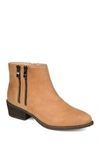 Journee Collection Journee Jayda Ankle Bootie In Brown