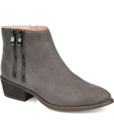 Journee Collection Journee Jayda Ankle Bootie In Gray