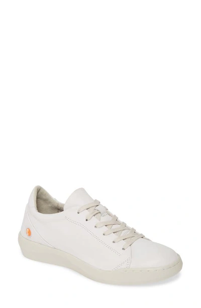 Softinos By Fly London Bauk Sneaker In White Leather