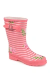 Journee Collection Women's Seattle Rain Boots In Pink