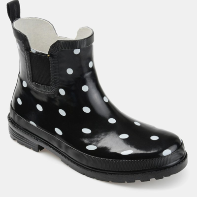 Journee Collection Women's Tekoa Rain Boot In Dot