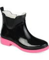Journee Collection Tekoa Womens Rubber Rain Boots In Black