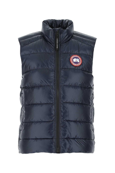 Canada Goose Crofton Logo-patch Padded Gilet In Black