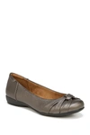 Soul Naturalizer Gift Ballerina Flats Women's Shoes In Nickel