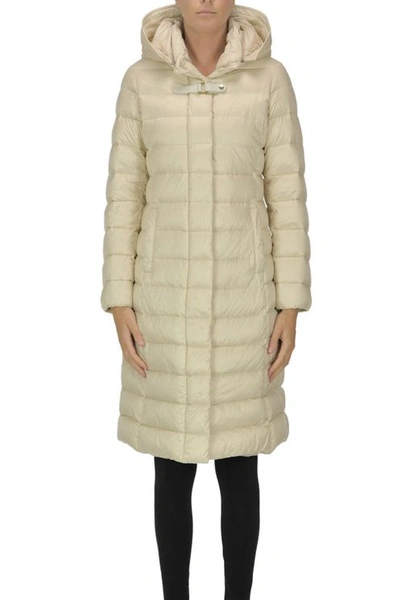 Martylo Quilted Down Jacket In White