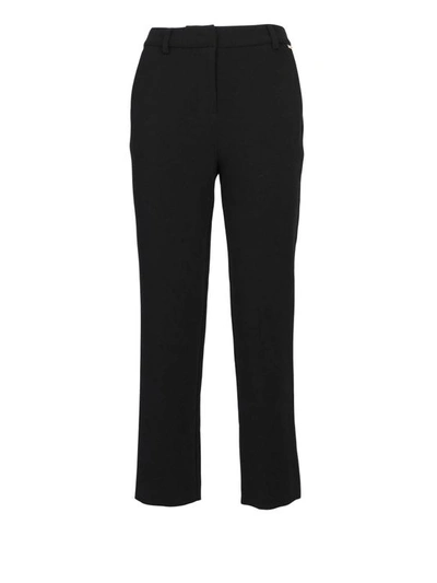 Nenette Womens Black Polyester Trousers