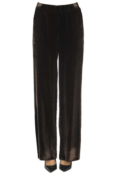 Nenah Velvet Trousers In Brown