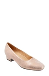 Trotters Doris Pump Women's Shoes In Dusty Rose