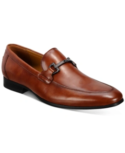 Alfani Men's Otis Bit Loafers, Created For Macy's Men's Shoes In Cognac