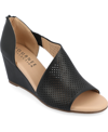 Journee Collection Collection Women's Tru Comfort Foam Wide Width Aretha Wedge In Black