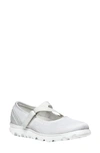 Propét Women's Travelactive Mary Jane Sneaker In White Fabric