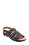 Trotters Trinity Slip On Sandal Women's Shoes In Navy