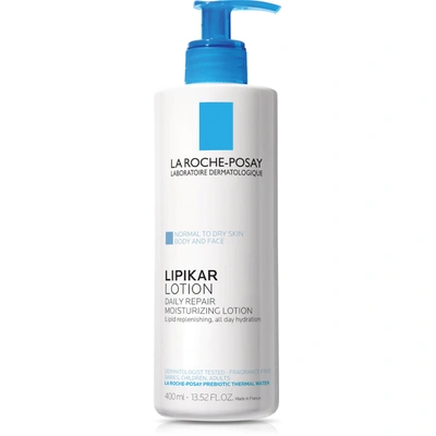 La Roche-posay Lipikar Body Lotion For Normal To Dry Skin Daily Repair Moisturizing Lotion 13.52 Fl. oz