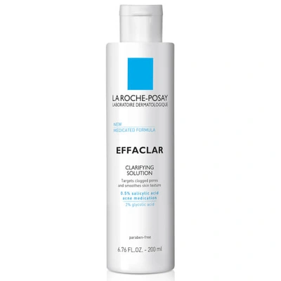 La Roche-posay Effaclar Clarifying Solution Facial Toner For Acne Prone Skin With Salicylic Acid And Glycolic Acid,