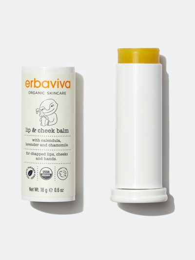 Erbaviva Lip & Cheek Balm, 0.6 Oz. In White