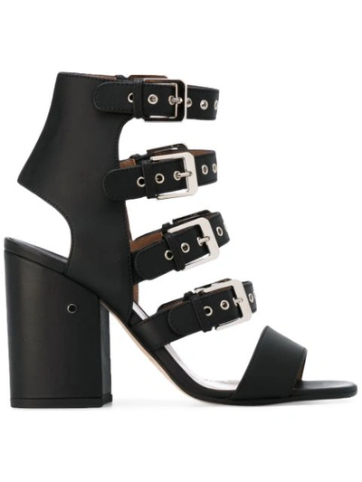 Laurence Dacade Ankle Length Sandals In Black