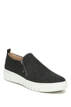 Soul Naturalizer Turner Perforated Platform Sneaker In Black Faux Leather