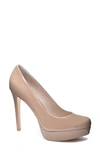 Chinese Laundry Women's Wow Platform Pumps Women's Shoes In Nude