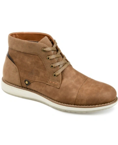 Vance Co. Austin Men's Cap Toe Chukka Boot Men's Shoes In Brown