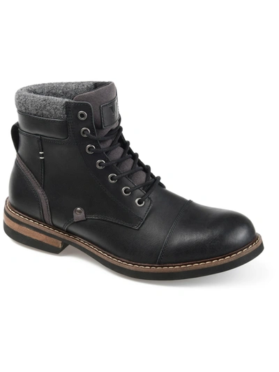 Territory Men's Yukon Cap Toe Ankle Boot Men's Shoes In Black