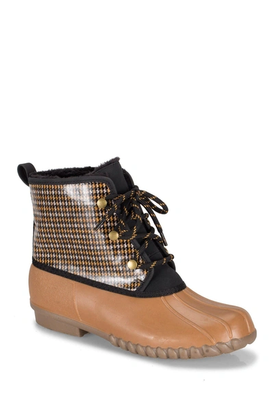 Baretraps Fernanda Water Resistant Women's Duck Boot Women's Shoes In Camel Mult