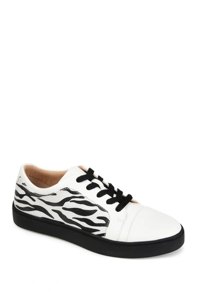 Journee Collection Women's Taschi Sneakers In Zebra