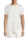 Theory Claey Plaito Regular-fit Cotton Tee In Ivory