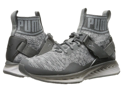 Puma Men's Ignite Evoknit Fade High Top Sneakers In Gray | ModeSens