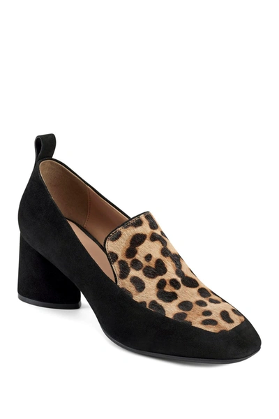 Aerosoles Women's Mariah Tailored Heel Loafer Women's Shoes In Leopard Co