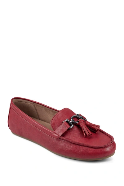 Aerosoles Women's Deanna Driving Style Loafers Women's Shoes In Red