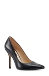 Nine West Arley Women's Pumps Women's Shoes In Black Leather