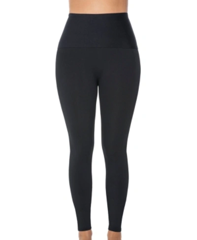 Leonisa Activelife Power Move Moderate Compression Mid-rise Athletic Legging In Black